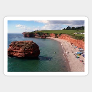 Ladram Bay Jurassic Coast Devon England Sticker